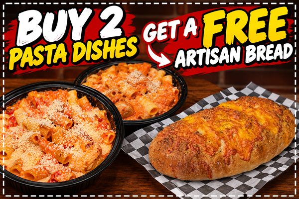 Free Artisan Bread w/ Pasta